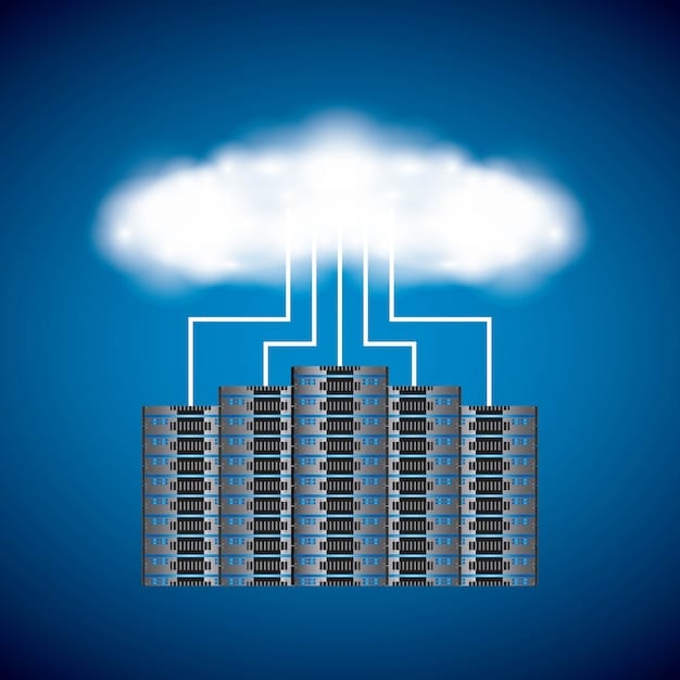 A visual representation of a hybrid cloud architecture, linking on-premises data centers with public cloud resources via a secure connection. Icons representing various services (databases, applications, storage) are distributed across both environments, showcasing the seamless integration and flexibility of hybrid clouds.