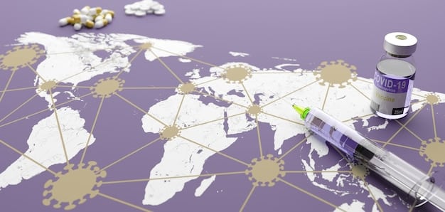 A world map highlighting areas with recent outbreaks of emerging infectious diseases. Data points indicate the types of diseases, their spread, and affected populations.