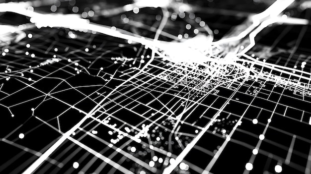 A visual representation of a smart grid network, showing the flow of data and energy between different components, such as power plants, substations, and consumer homes. The image should emphasize the interconnectedness and intelligence of the grid.