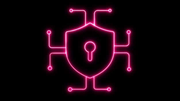 A visual representation of data flowing through a network with security protocols activated, highlighted by glowing lines and padlock icons. The image conveys data protection and secure transmission.