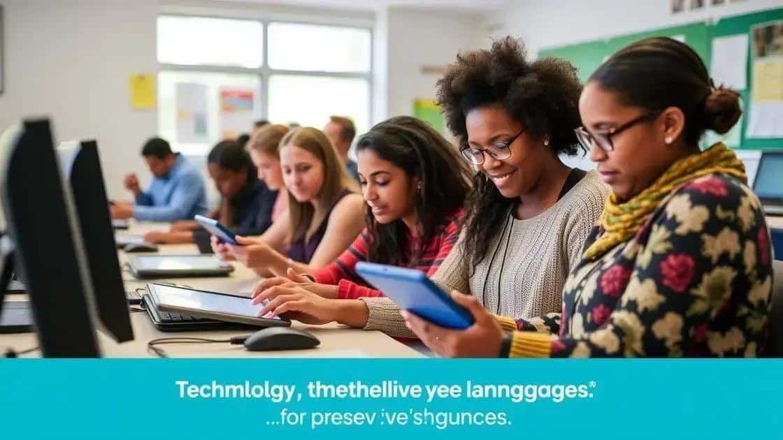 The role of technology in preserving languages