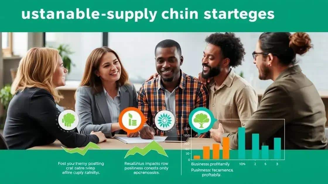 Key benefits of sustainable supply chains