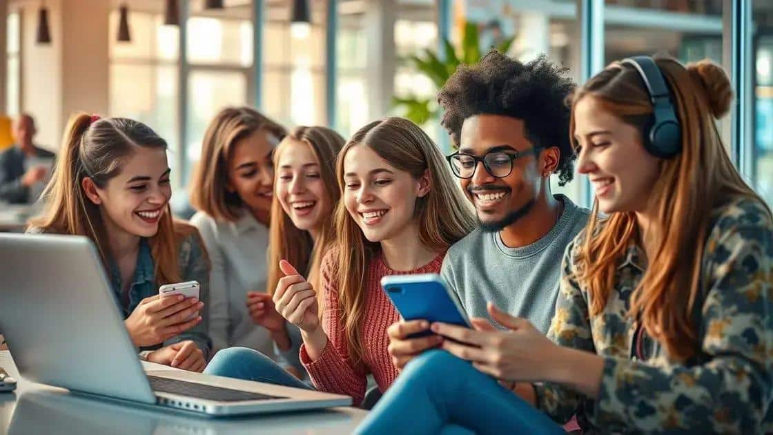Positive effects of social media on young people