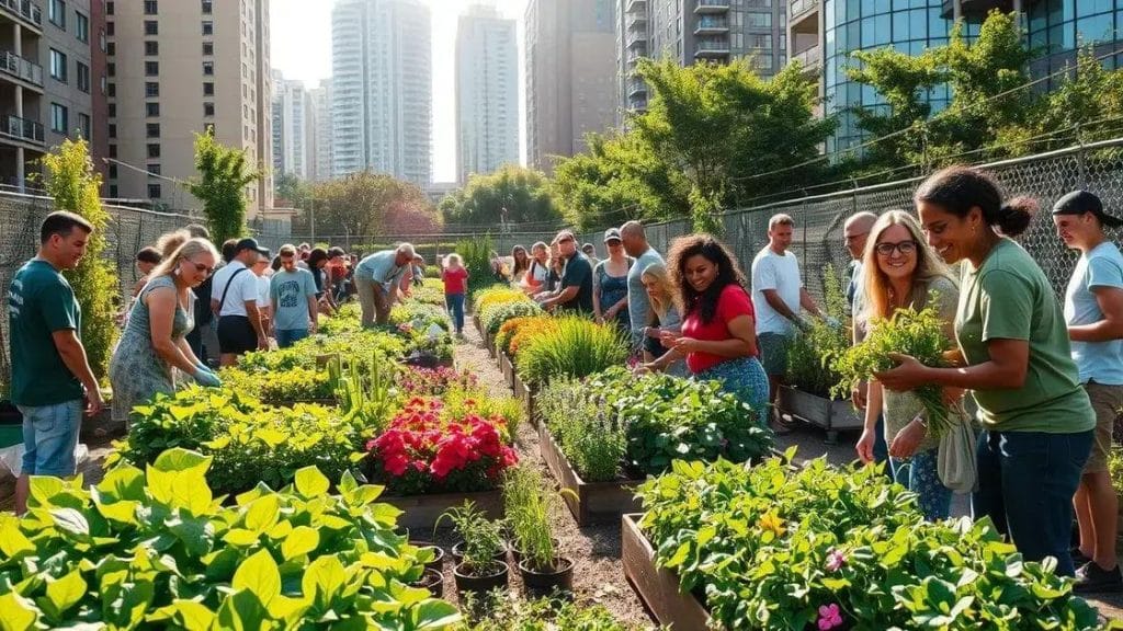 Urban gardening community expansion: growing together