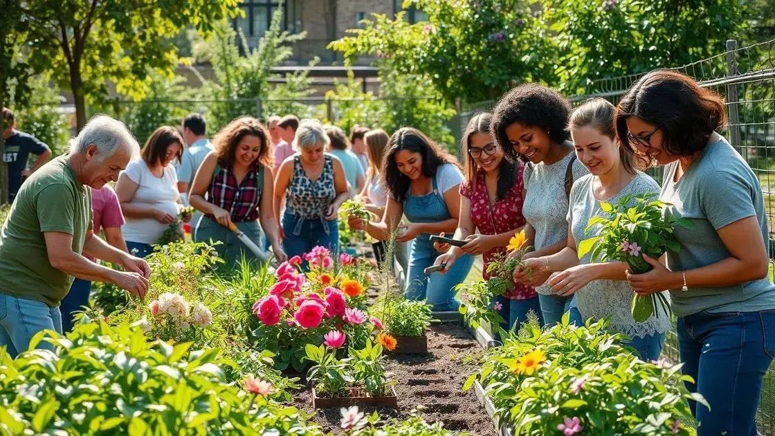 Creating community connections through gardening