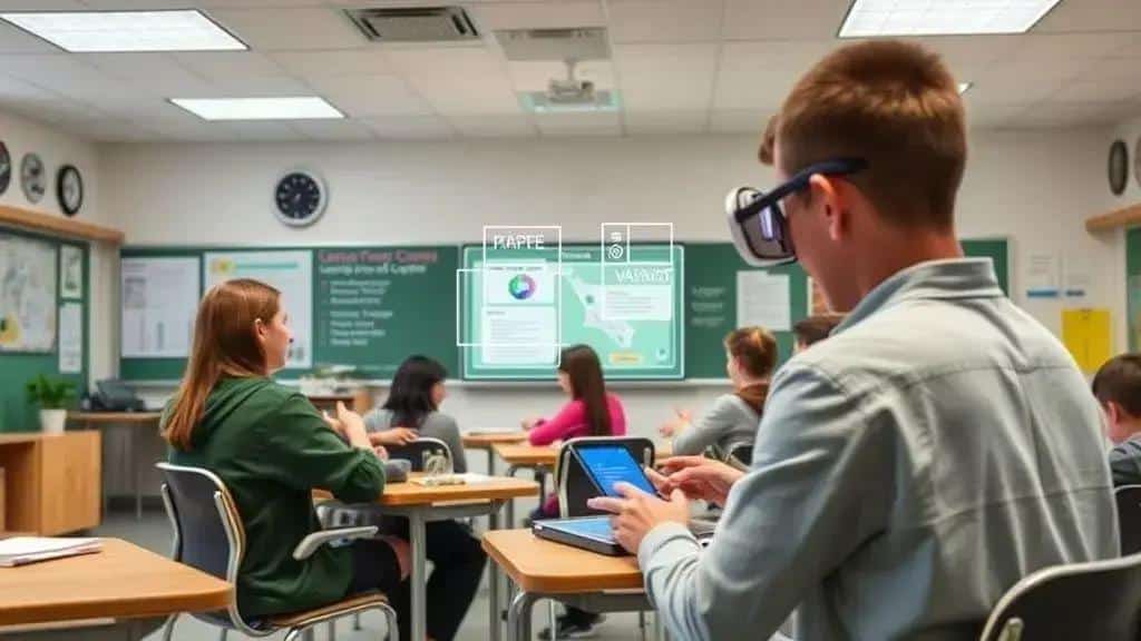 Augmented reality applications in education and training