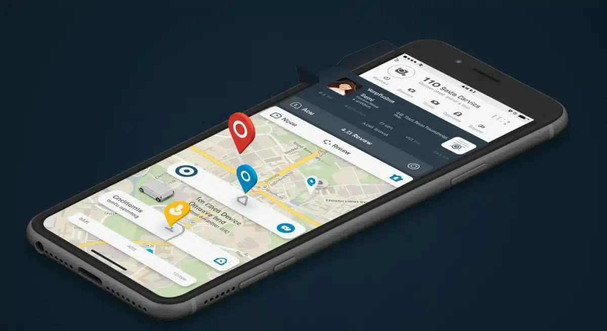 Mobile app interface demonstrating seamless on-demand service delivery and tracking