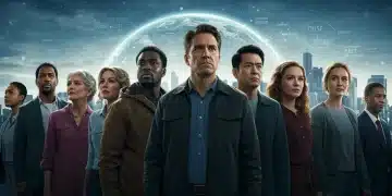 Diverse group anticipating future American values and cultural shifts