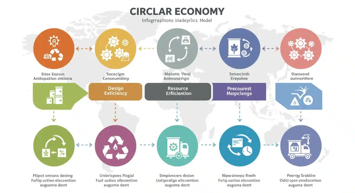 Circular economy principles for sustainable business practices.