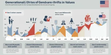 The New Patriotism: Youth's Evolving National Pride by 2026 Infographic showing generational shifts in patriotic values and global citizenship.