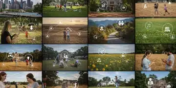 Digital network connecting diverse US urban and rural communities