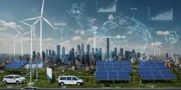 Sustainable technology innovations reducing carbon footprint for US businesses by 30% by 2026.