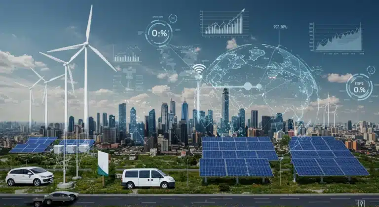 Sustainable technology innovations reducing carbon footprint for US businesses by 30% by 2026.