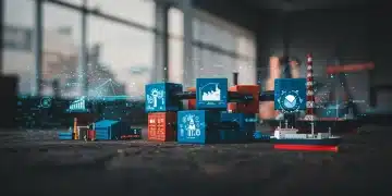 Blockchain network optimizing a global supply chain for efficiency and cost savings