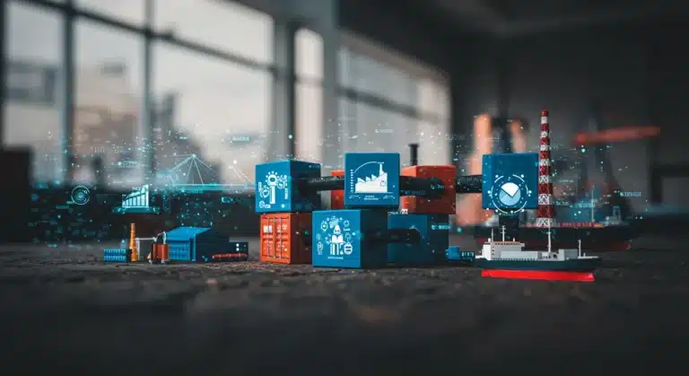 Blockchain network optimizing a global supply chain for efficiency and cost savings