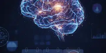 Brain scan with illuminated neural pathways, representing new Alzheimer's treatment discoveries and a 3-month outlook.