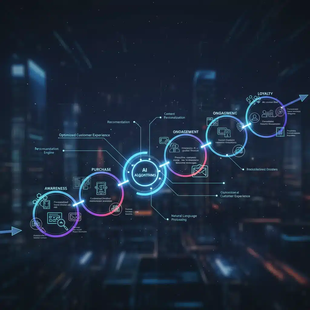 AI optimizing personalized customer journey mapping