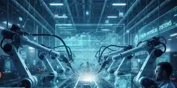 Cyber-Physical Systems integrating digital data with physical factory operations for enhanced efficiency.