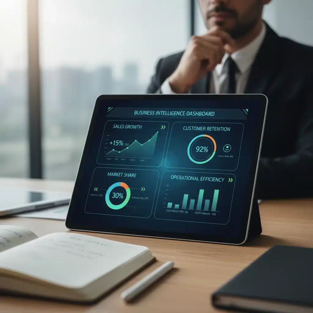 Business KPI dashboard for revenue optimization