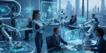 Robotic Process Automation redefining jobs in a modern office